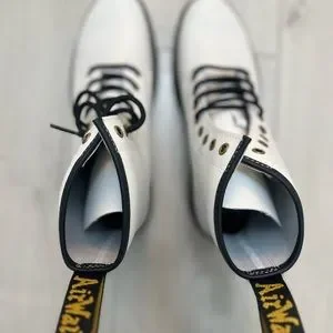 Dr. Martens, Unisex 1460 Eye Boot, White Smooth. AUTHENTIC.Size 10 Men/11 Women Amazon.com: Dr. Martens Women main image 3